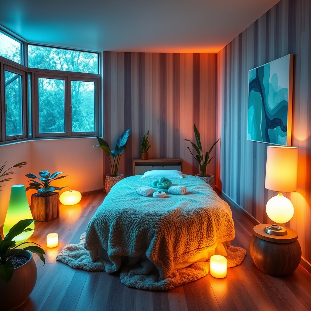 Leia mais sobre o artigo Cromoterapia e Relaxamento Profundo: Alivie Sua Ansiedade
